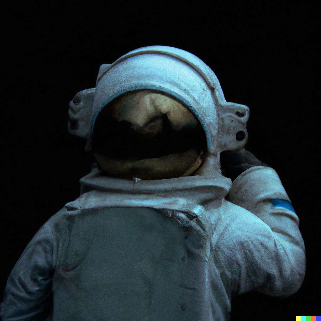an astronaut, photograph, fine art
